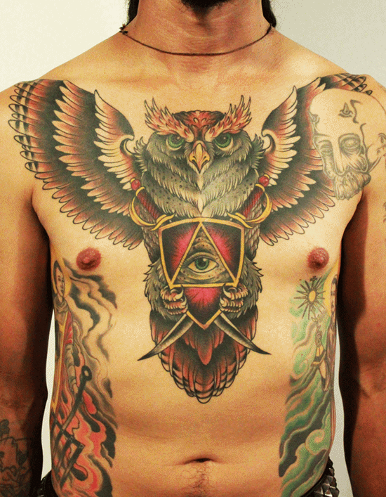 Shield tattoo design, idea 8