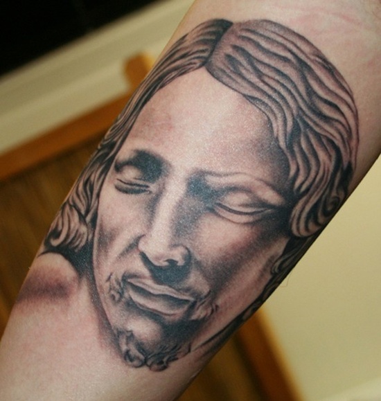 Jesus tattoo design, idea 28