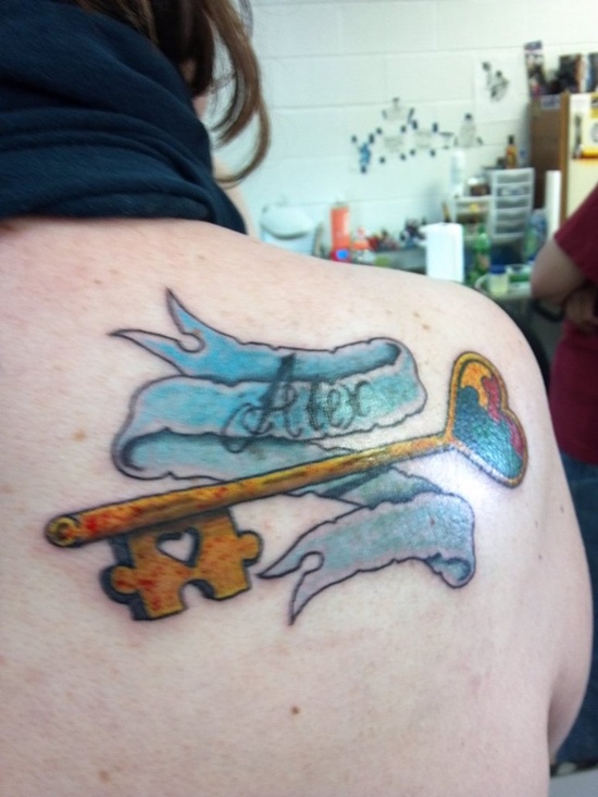 Autism tattoo designs and meanings design, idea 7