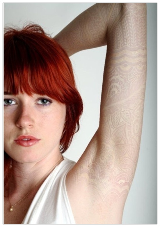 A few things you should know about white ink tattoos design, idea 4