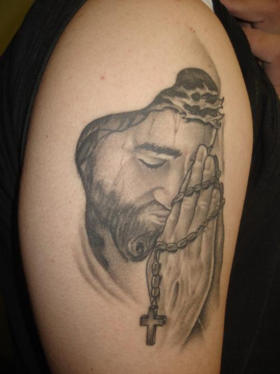 Jesus tattoo design, idea 2