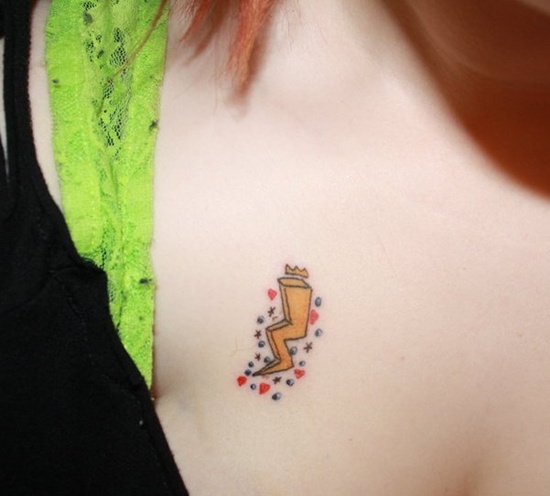 Lightning tattoo design, idea 12