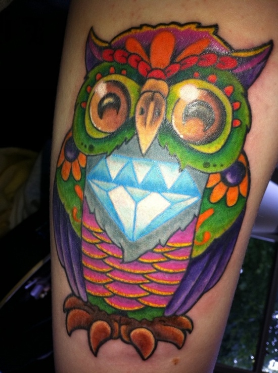 Diamond tattoo design, idea 8