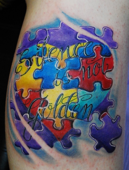 Autism tattoo designs and meanings design, idea 9
