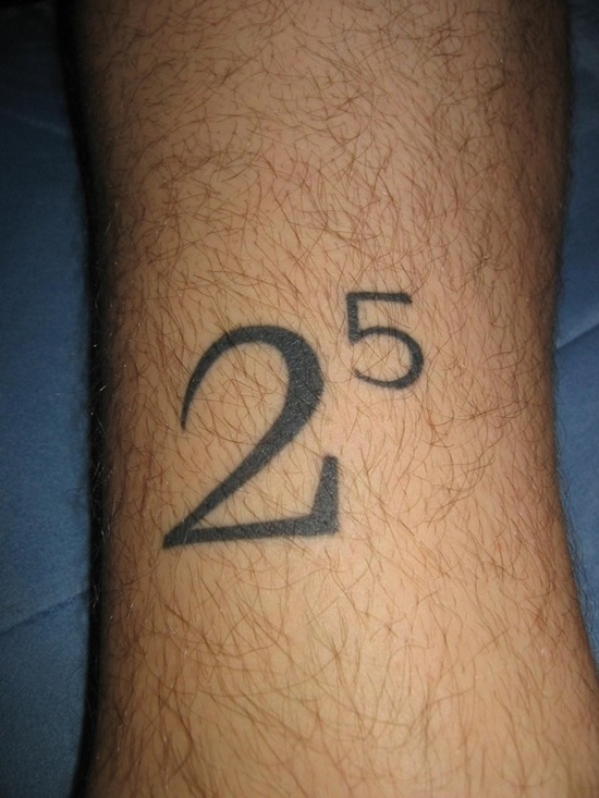 Geeky math tattoos design, idea 12