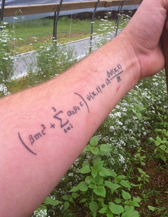 Geeky math tattoos design, idea 13