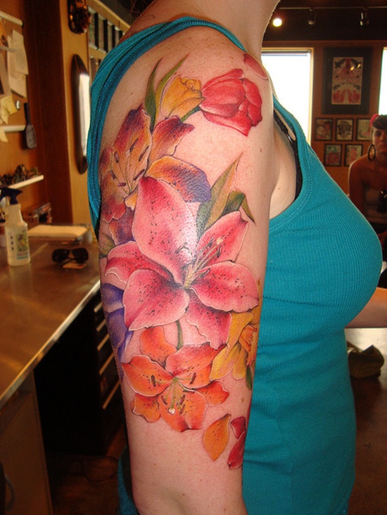 Daffodil tattoo design, idea 13