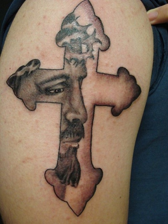 Jesus tattoo design, idea 31