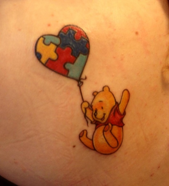 Puzzle tattoo design, idea 12