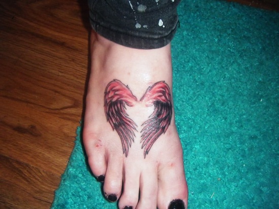 Wings tattoo design, idea 10