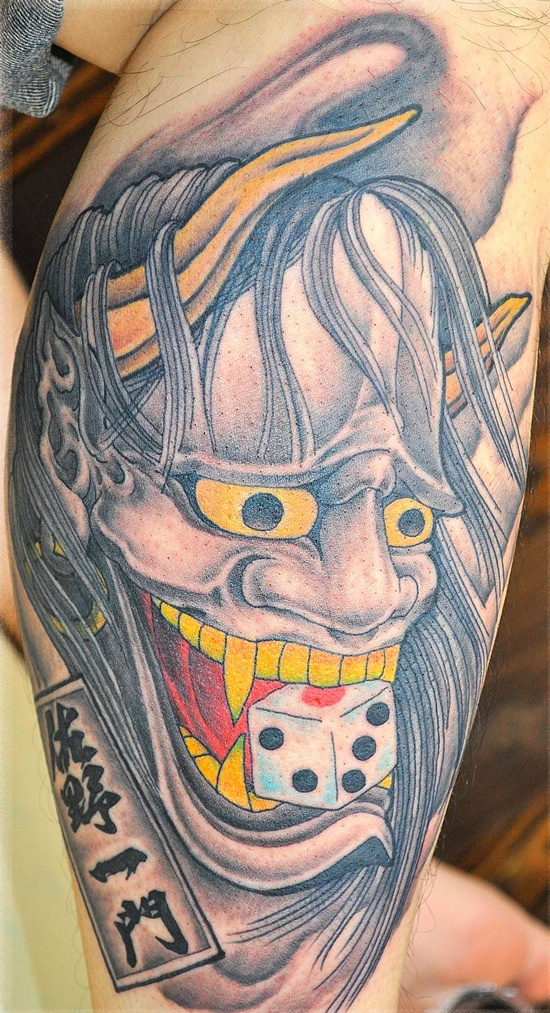 Dice tattoos design, idea 16