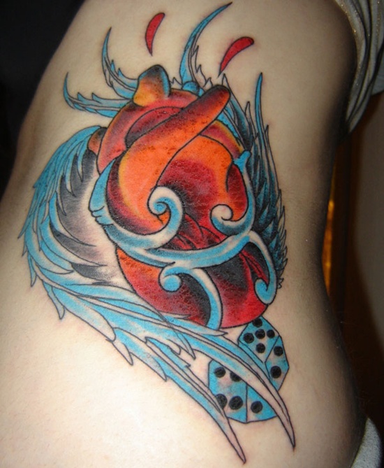 Dice tattoos design, idea 18