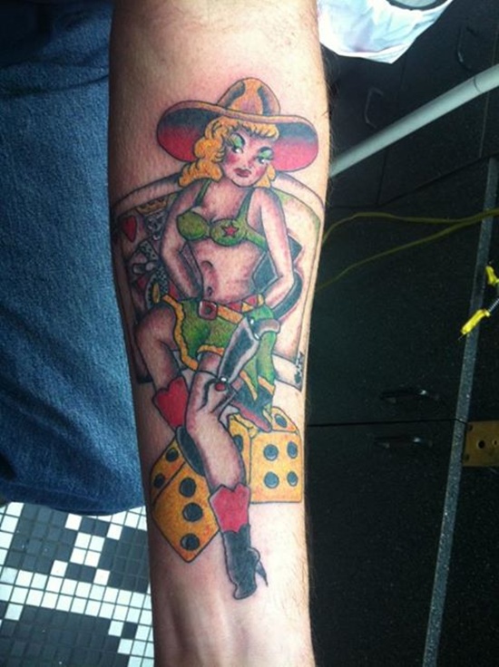 Dice tattoos design, idea 12