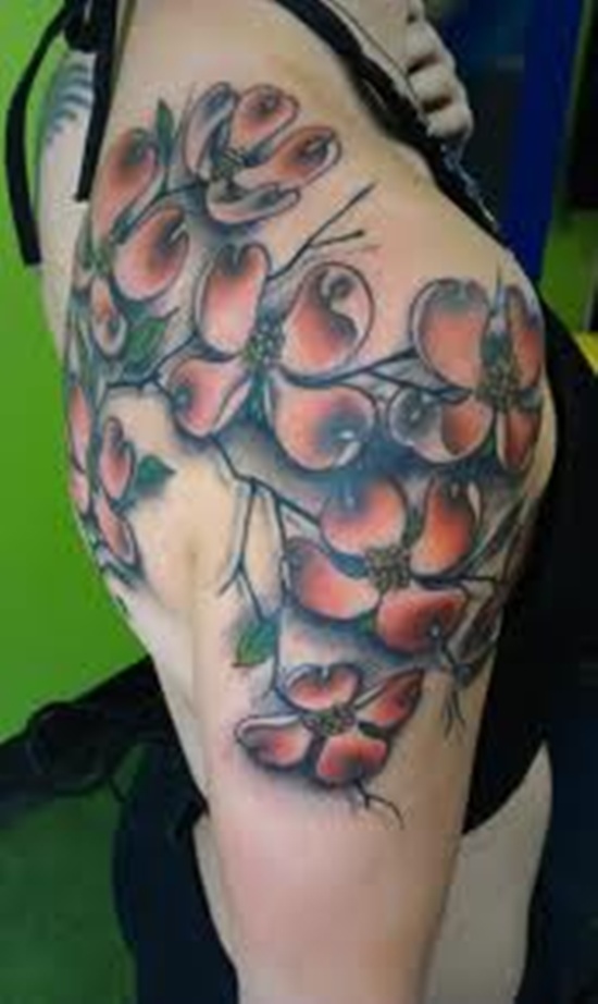 Dogwood flower design, idea 15