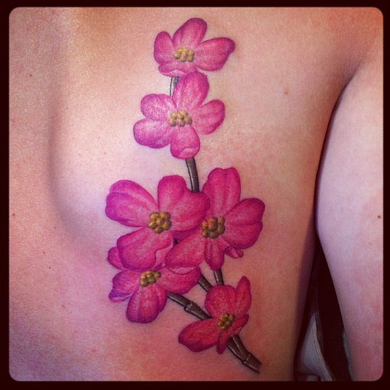 Dogwood flower design, idea 17