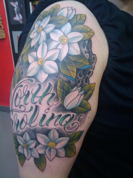 Dogwood flower design, idea 4
