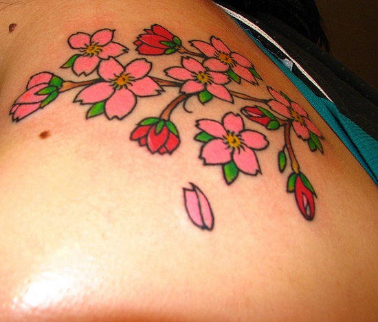 Dogwood flower design, idea 8