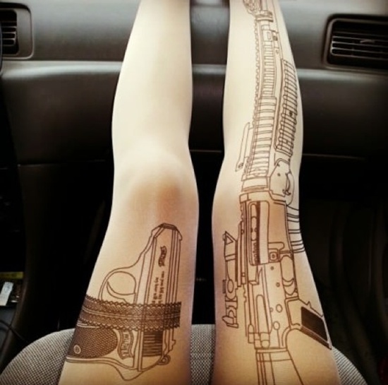Garter belt tattoo design, idea 17