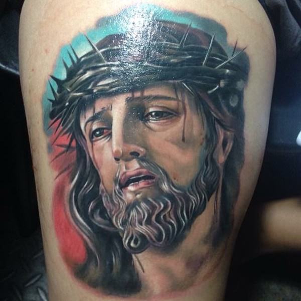Jesus tattoo design, idea 22