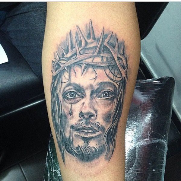 Jesus tattoo design, idea 6