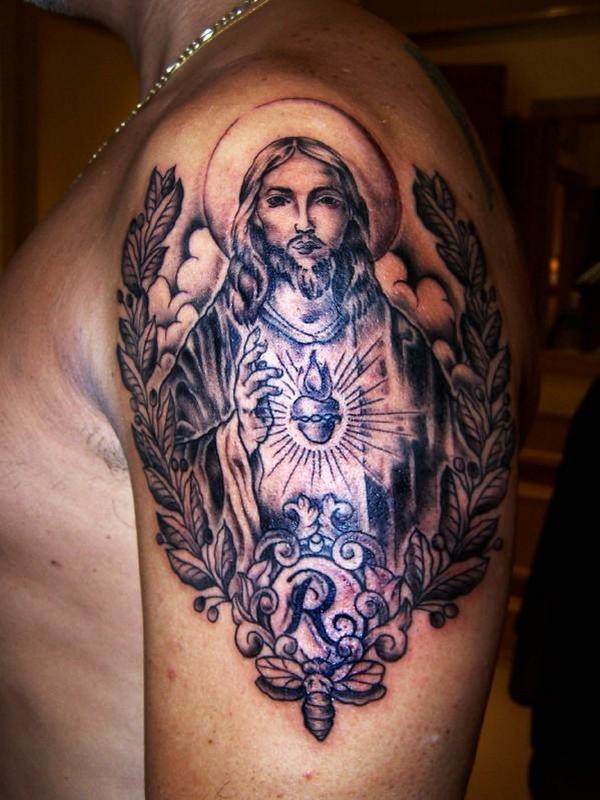 Jesus tattoo design, idea 13