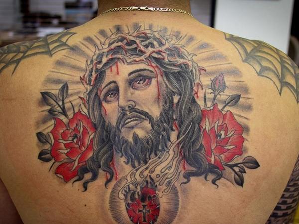 Jesus tattoo design, idea 10