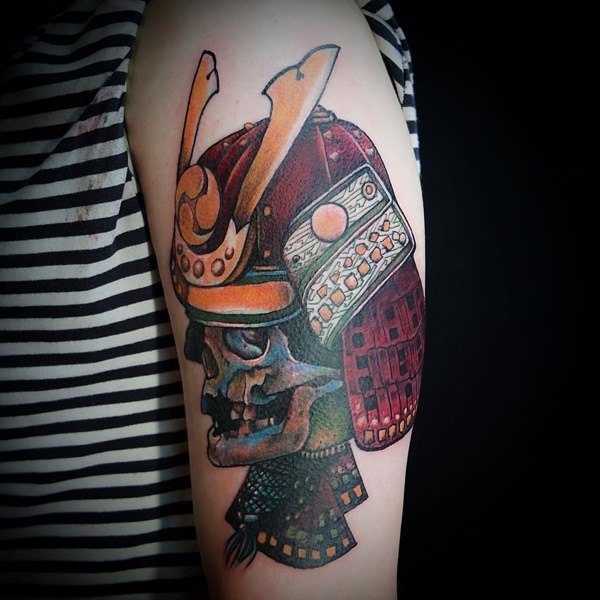 Samurai tattoo design, idea 36