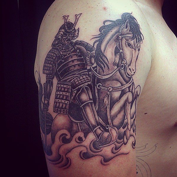 Samurai tattoo design, idea 50