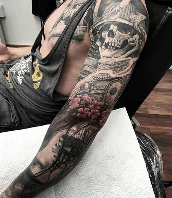 Samurai tattoo design, idea 54