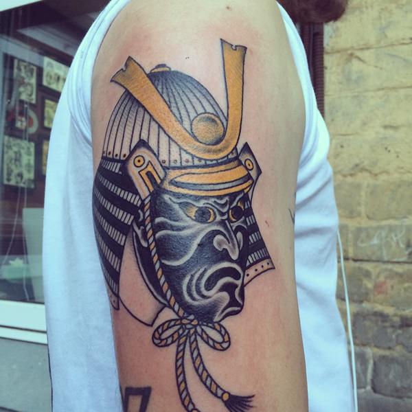 Samurai tattoo design, idea 57