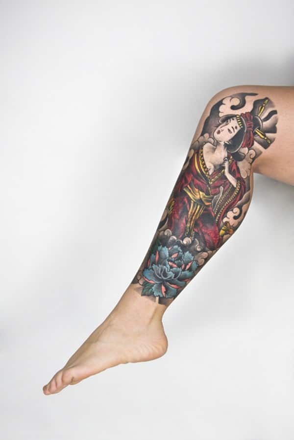 Samurai tattoo design, idea 59