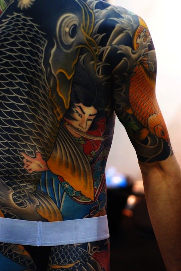 Samurai tattoo design, idea 26