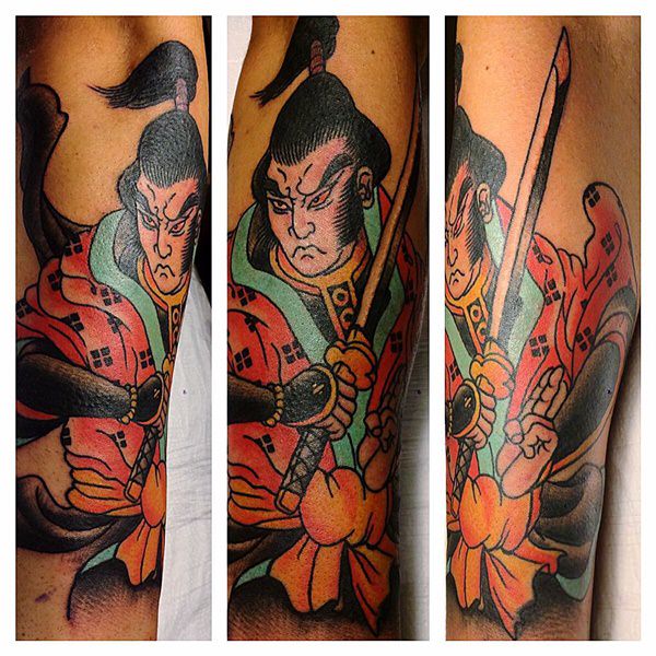 Samurai tattoo design, idea 28