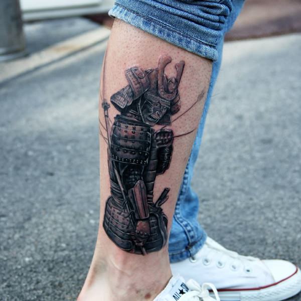 Samurai tattoo design, idea 29