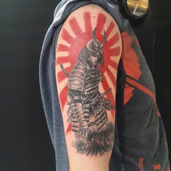 Samurai tattoo design, idea 32
