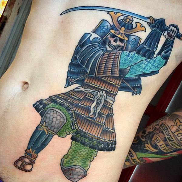Samurai tattoo design, idea 41