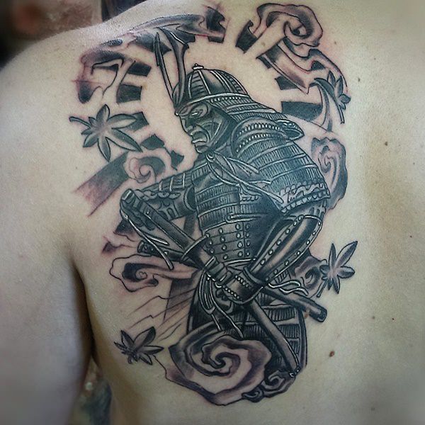 Samurai tattoo design, idea 42