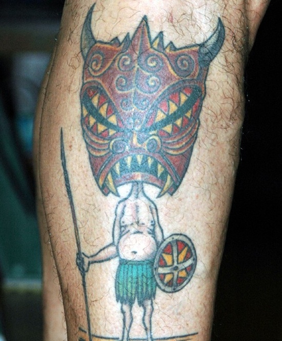 Hawaiian tattoo design, idea 5