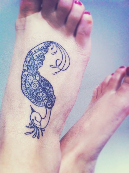 Foot tattoos design, idea 22