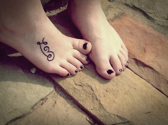 Foot tattoos design, idea 24
