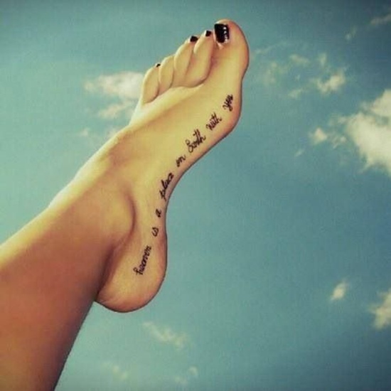 Foot tattoos design, idea 16