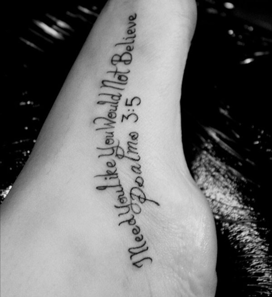 Foot tattoos design, idea 42