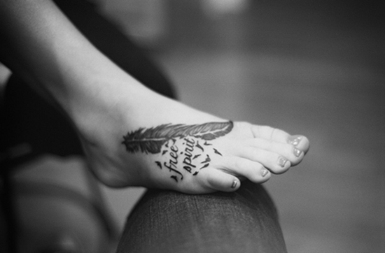 Foot tattoos design, idea 7