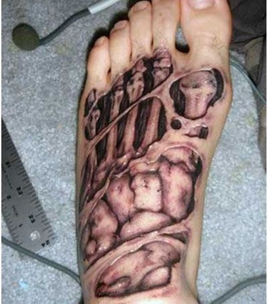 Foot tattoos design, idea 40