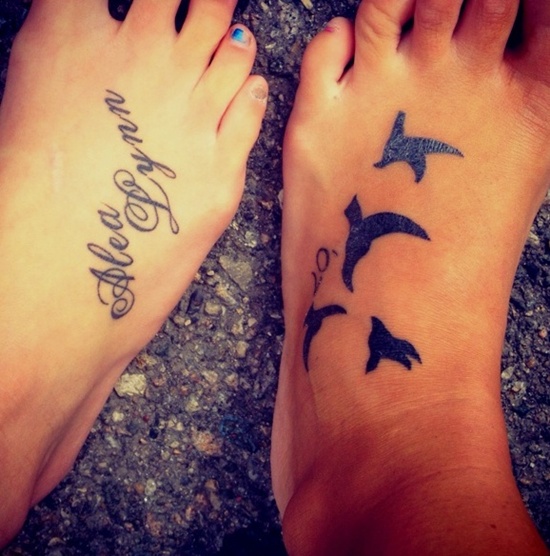 Foot tattoos design, idea 36