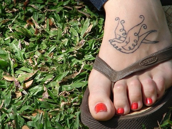 Foot tattoos design, idea 10