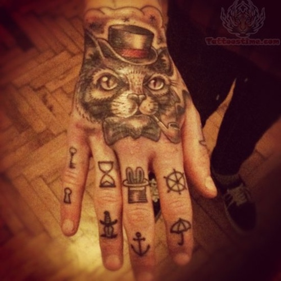 Hourglass tattoo design, idea 19