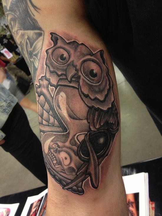 Hourglass tattoo design, idea 20
