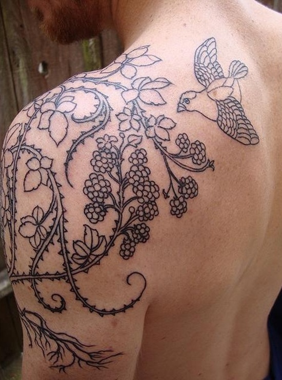 Vine tattoos design, idea 15