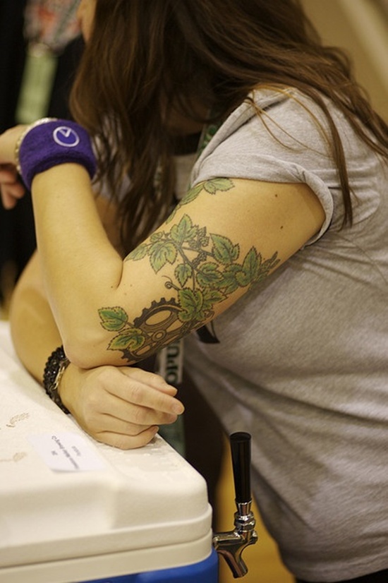 Vine tattoos design, idea 9